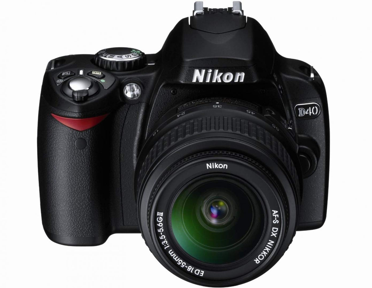 Nikon D40 used outdoors to illustrate travel photography with kit lens