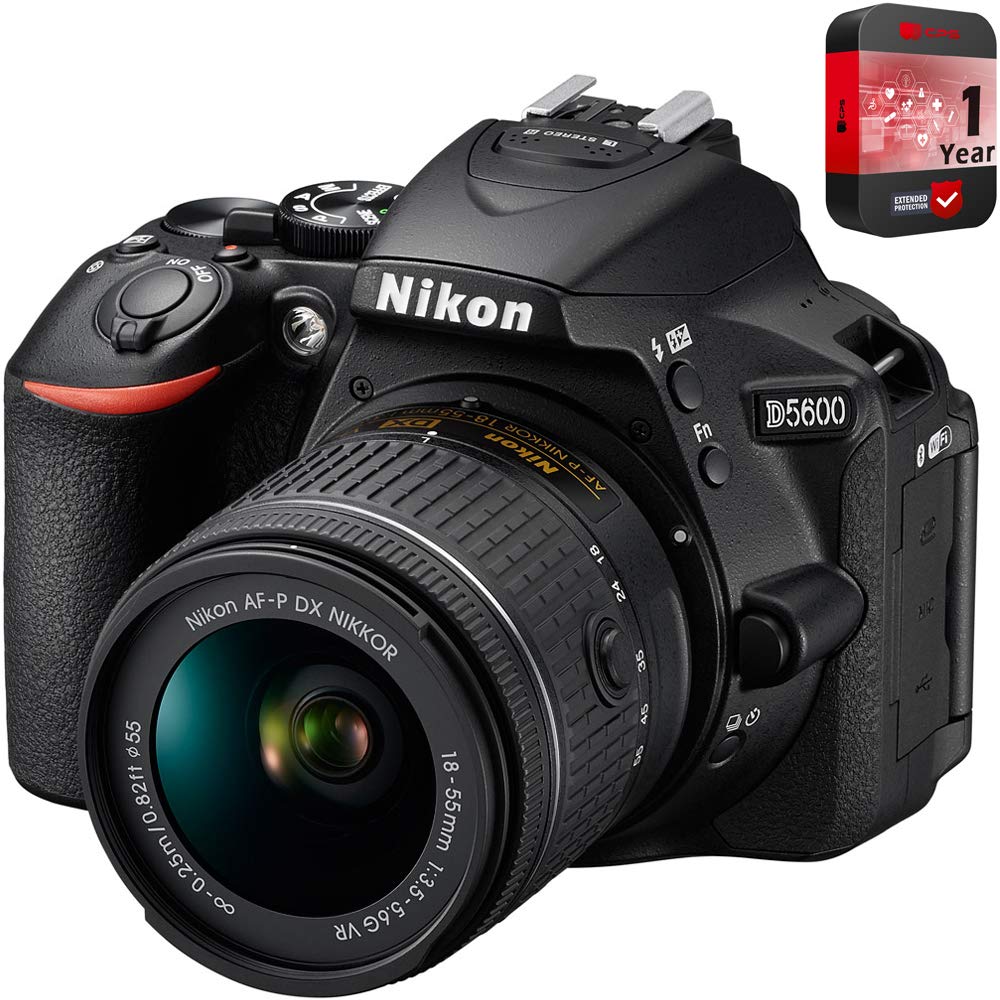 Nikon D5600 camera body with grip, designed for comfortable daily shooting