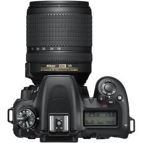 Nikon D7500 18-140mm lens mounted for versatile all-in-one shooting.