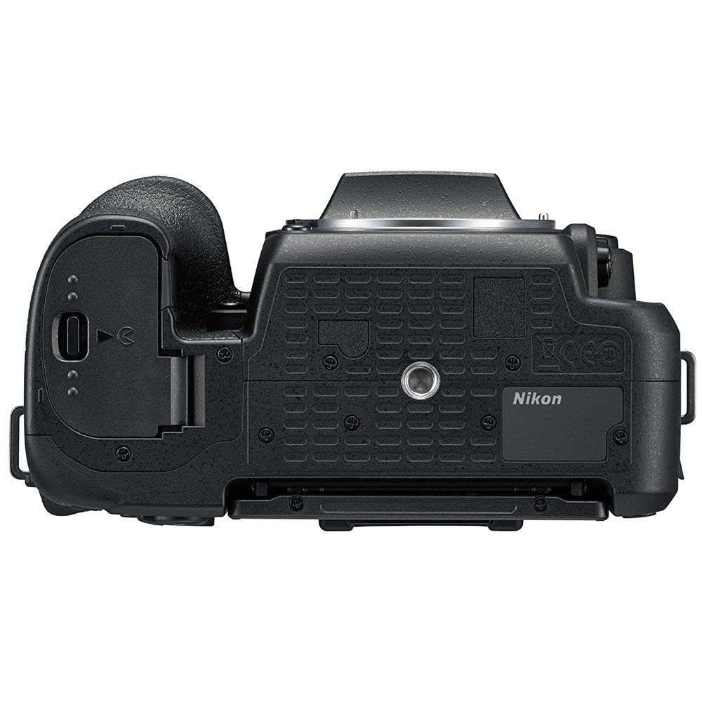 Weather-sealed Nikon D7500 body protects against dust and moisture.