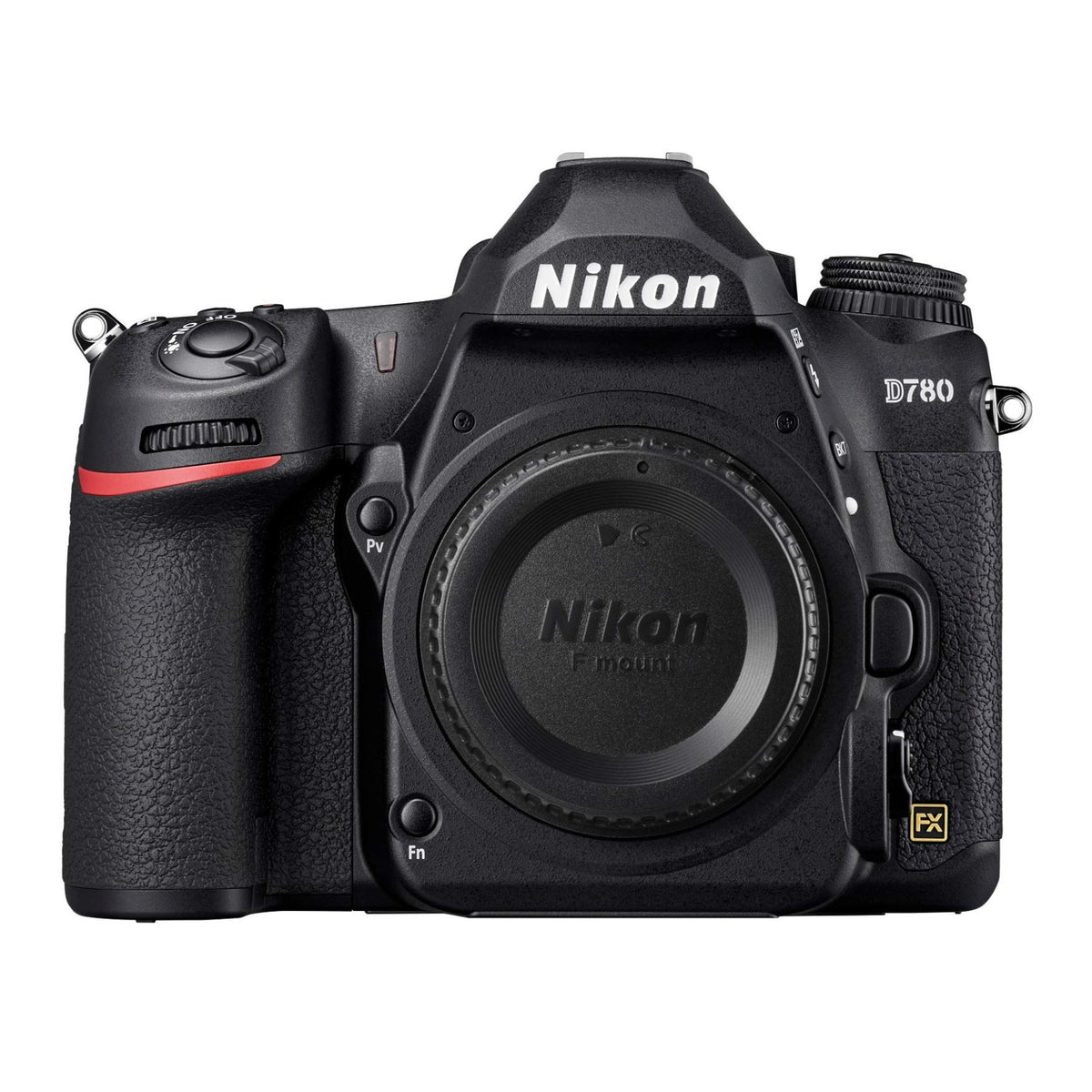 Nikon D780 body front view highlighting compact FX design for versatile shooting