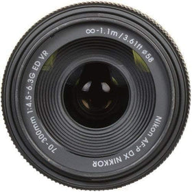 Nikon DX-format lens designed for compatible Nikon DSLRs and versatile framing.