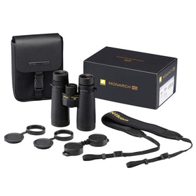 Nikon Monarch HG 8x42 waterproof and fogproof for rugged days.
