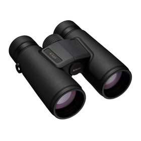 Nikon Monarch M5 close-up eyecups showing comfortable high-eyepoint design for glasses wearers.