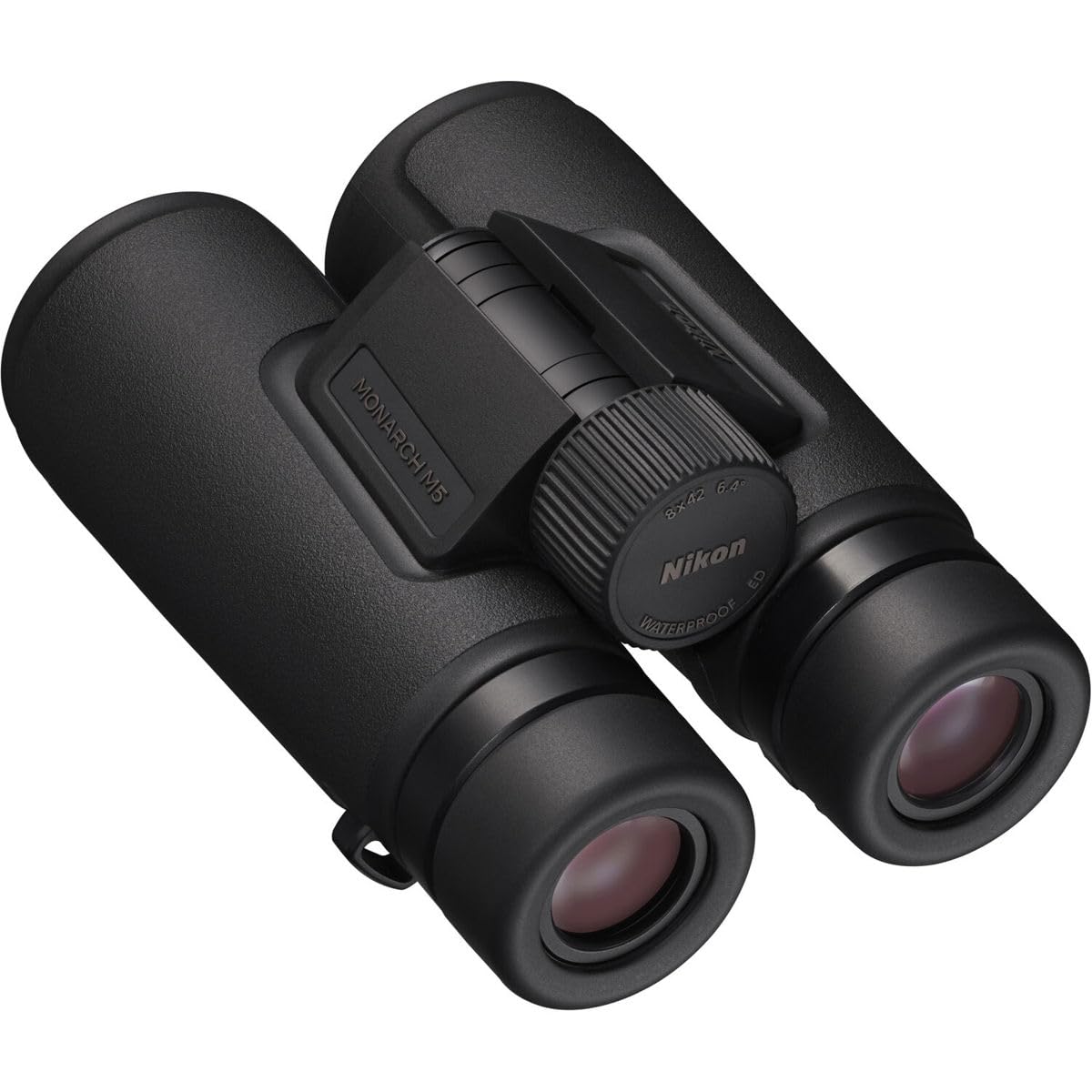 Nikon Monarch M5 high-eyepoint eyecups accommodate glasses for long viewing