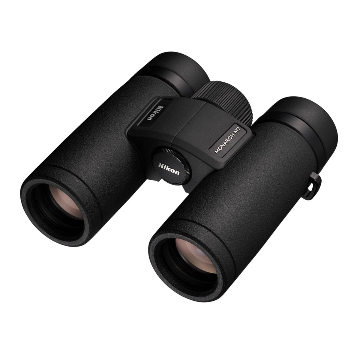 Nikon Monarch M7 8x30 front view for portable outdoor viewing