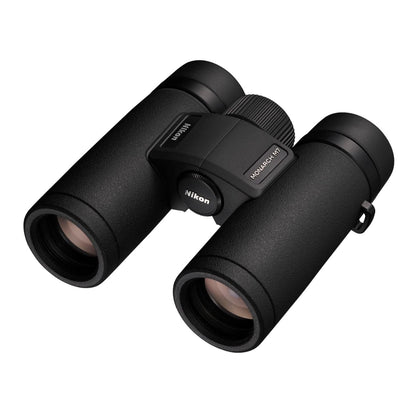 Nikon Monarch M7 8x30 front view for portable outdoor viewing