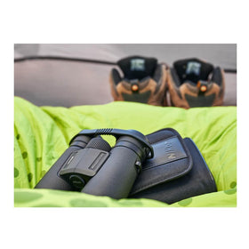 Nikon MONARCH M7 8x42 binoculars, eyecups close-up, comfortable fit for eyeglass wearers.