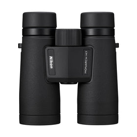 Nikon Monarch M7 field of view illustrates wide scene at distance.