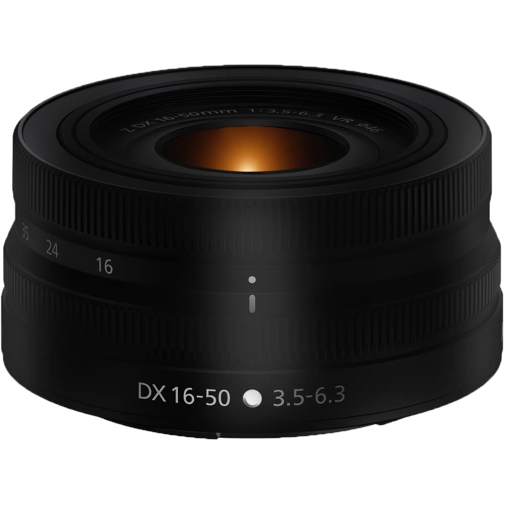 Nikon NIKKOR Z 16-50mm zoom lens, compact for travel and street photography.