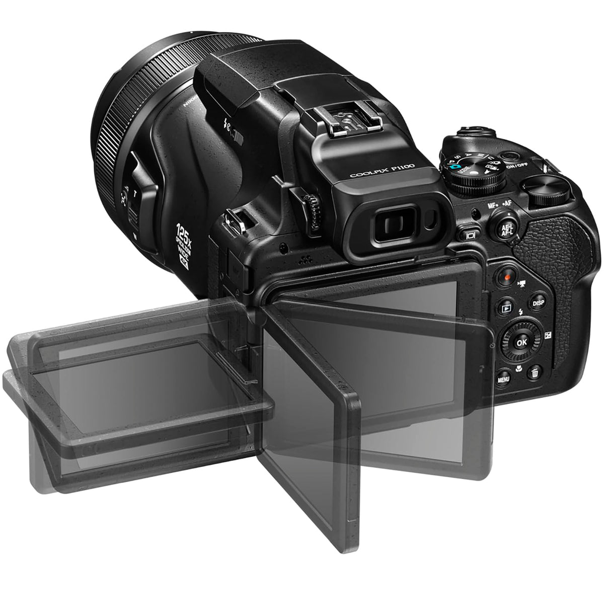 Nikon COOLPIX P1100 customizable control ring for quick adjustments