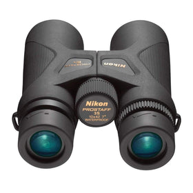 Nikon PROSTAFF 3S 10x42 binoculars with waterproof and fogproof performance outdoors.