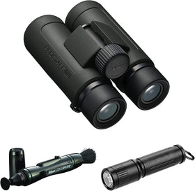 Nikon PROSTAFF P3 8x42 binoculars front view for bright, wide outdoor viewing.