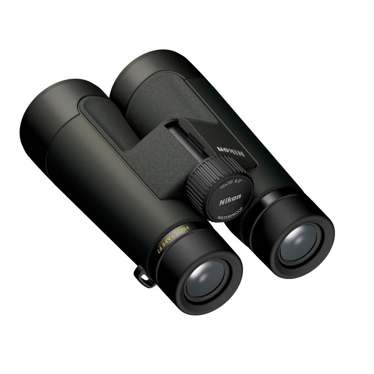 Nikon PROSTAFF P7 10x50 long eye relief supports comfortable wear with glasses.