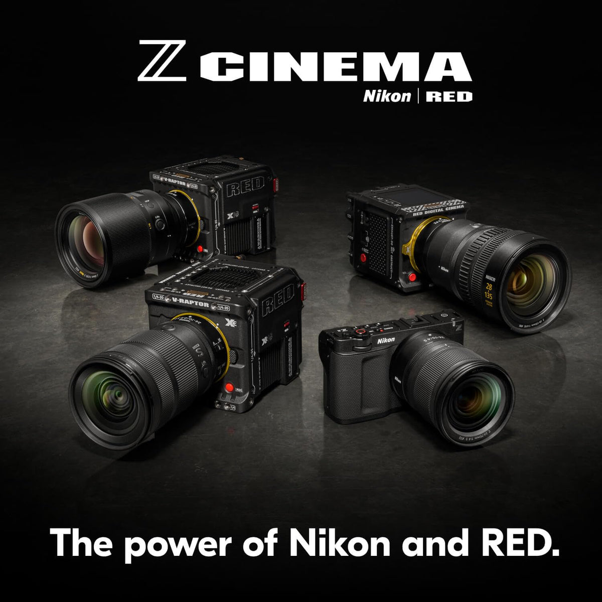 Nikon RED ZR lightweight camera suitable for handheld shooting