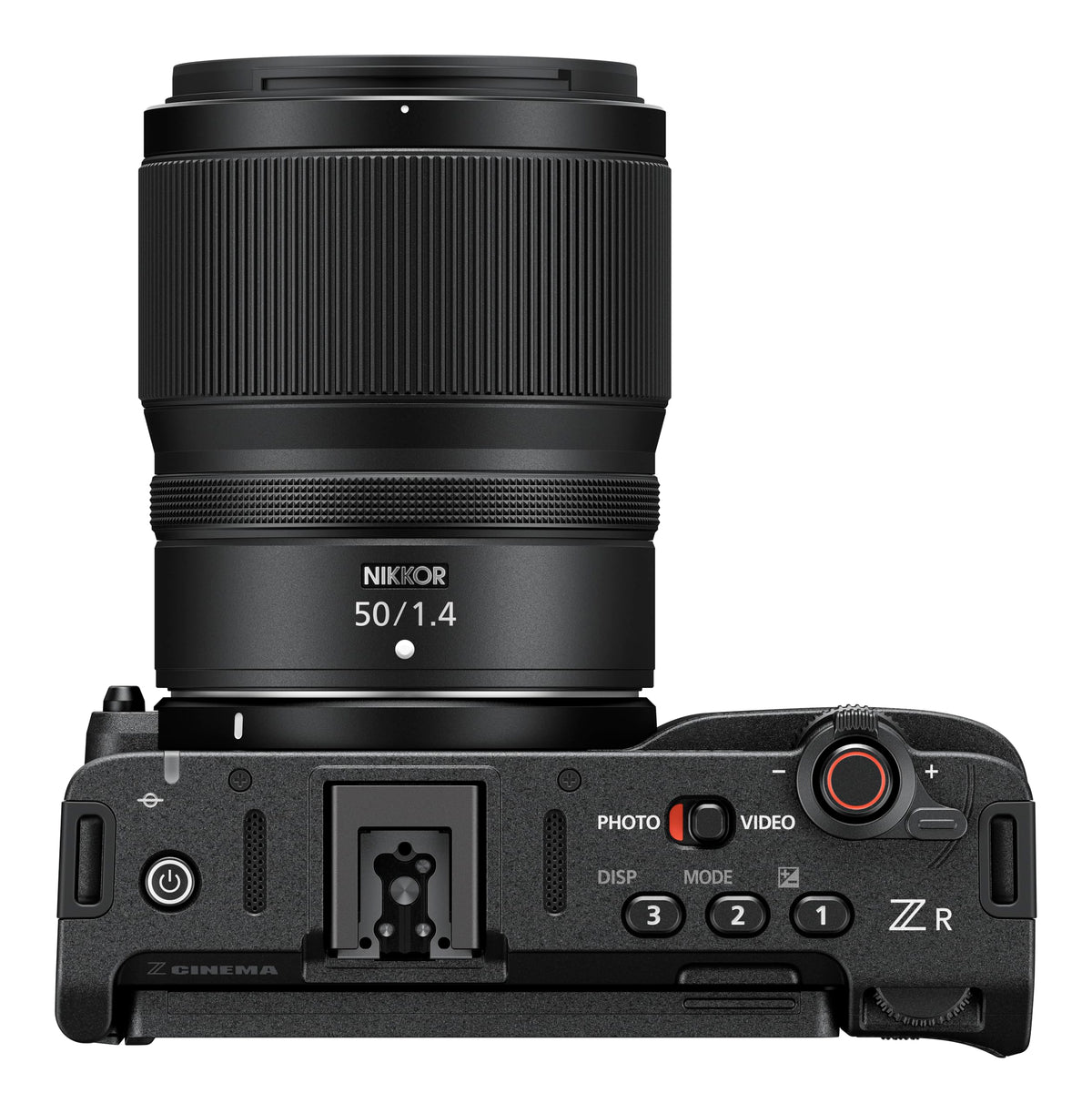 Nikon Z 50mm f/1.4 NIKKOR Z lens included with the ZR kit