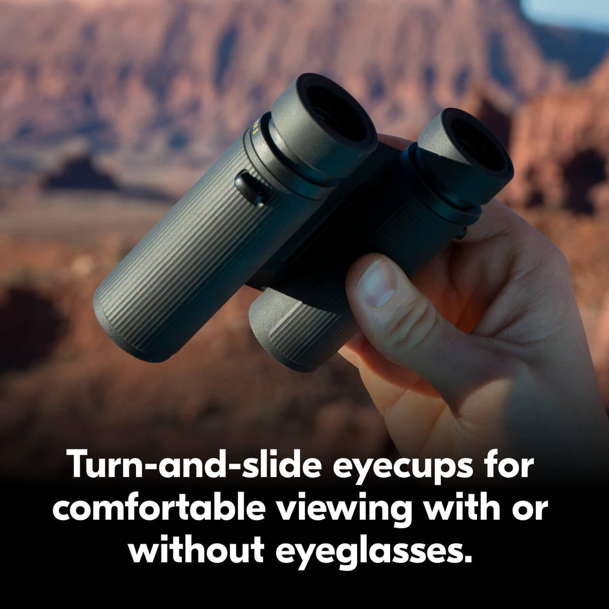 Nikon Trailblazer II 10x25 compact travel companion for city sunsets.
