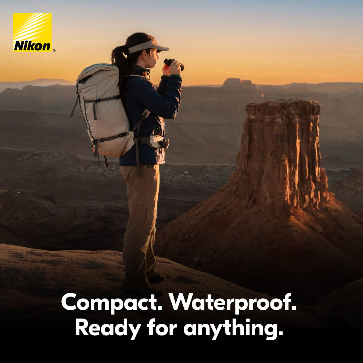 Nikon Trailblazer II multilayer-coated lenses ensure brighter images in variable light.