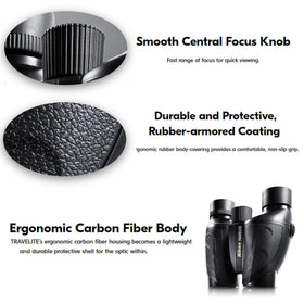 Nikon Travelite 8x25 binoculars anti-reflective lenses deliver brighter colors