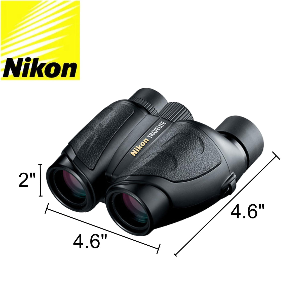 Nikon Travelite 8x25 binoculars compact folded body ideal for pocket carry on hikes