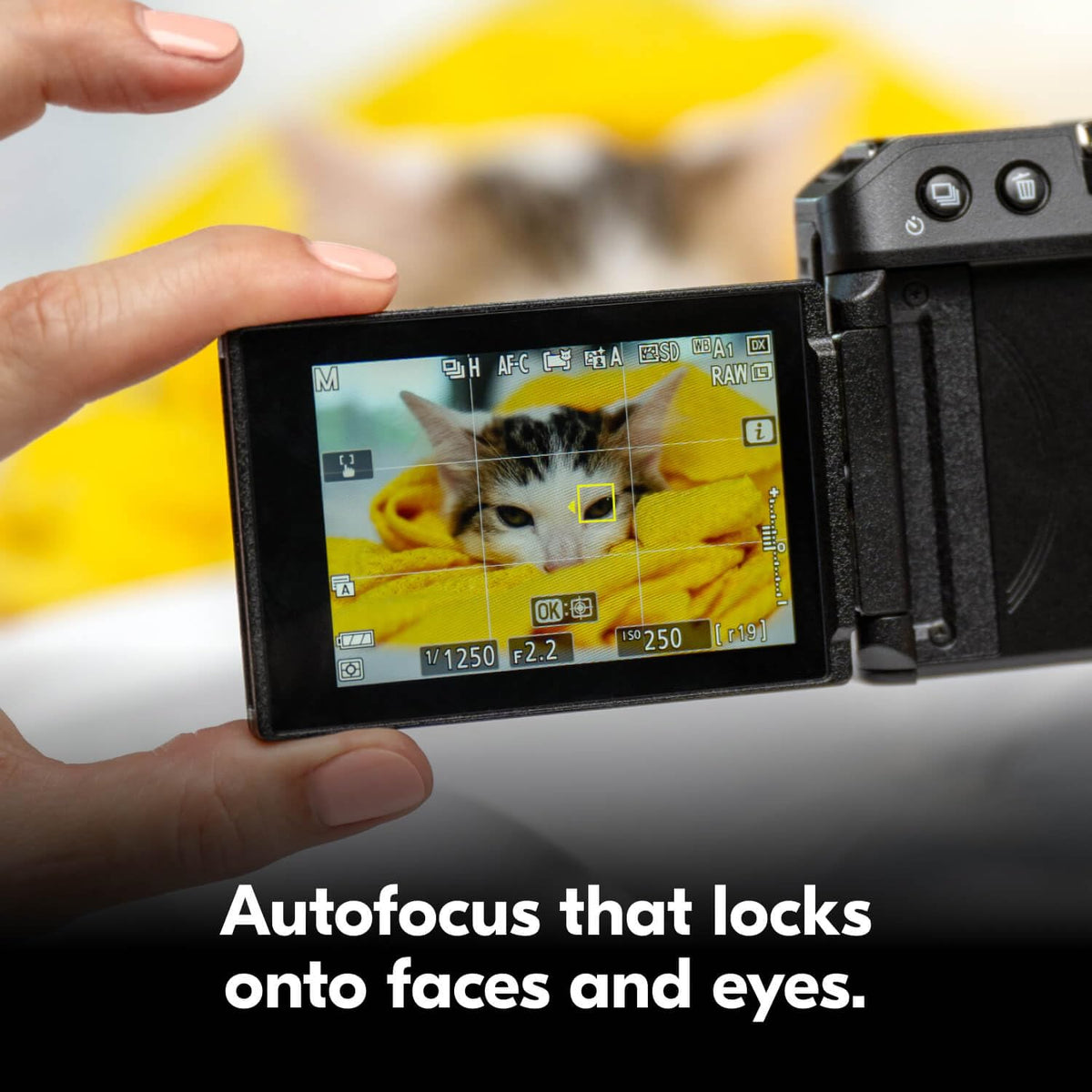 Nikon Z 30 built-in mic provides clear onboard audio.