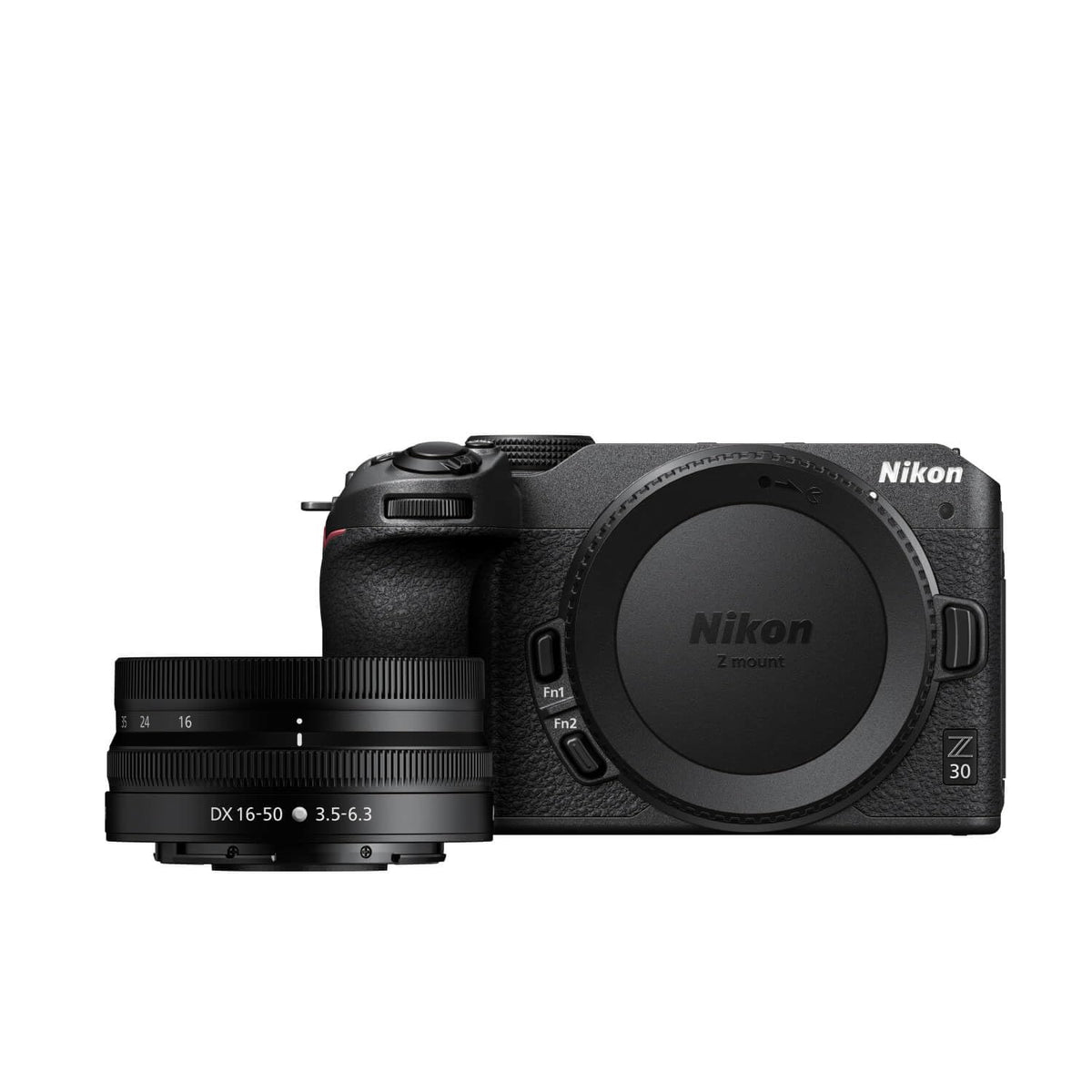 Nikon Z 30 compact body ready for handheld video with sleek, travel-friendly design.