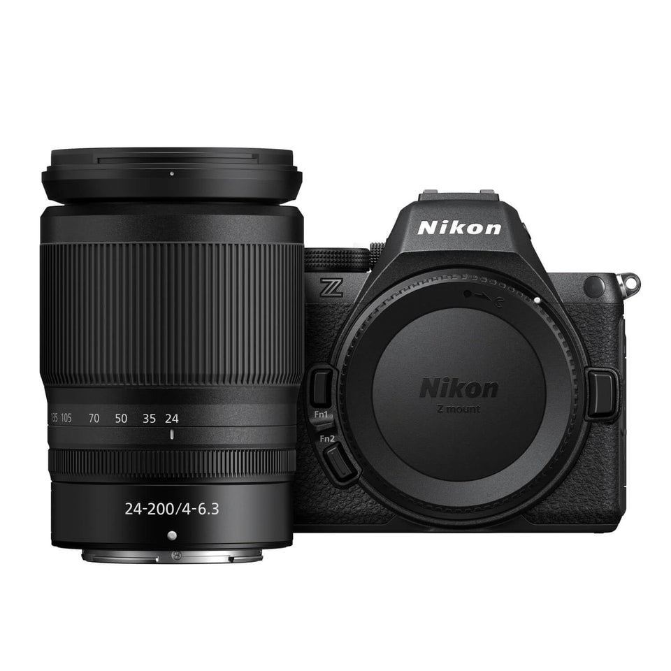 Nikon Z5 II with 24-200mm on camera for travel and landscapes
