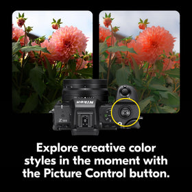 Nikon Z50 II records 4K UHD video with smooth motion.