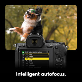 Nikon SnapBridge wireless sharing keeps your camera connected to your phone.
