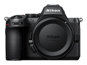 Nikon Z5 II front view for versatile everyday photography in low light