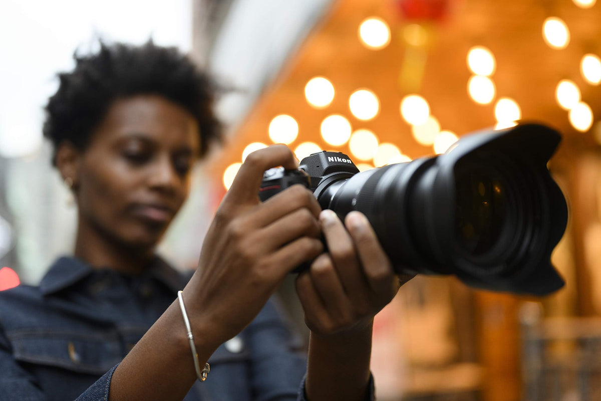 Nikon Z6II vertical grip readiness for improved portrait control.