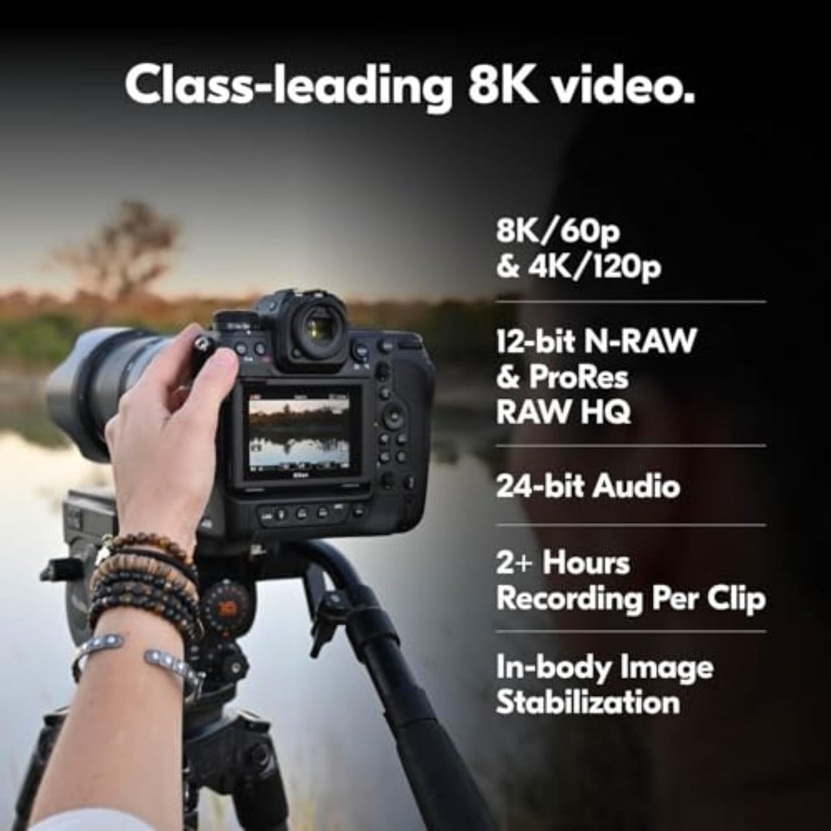 Nikon Z 9 ergonomic-handling design supports comfortable all-day shoots.
