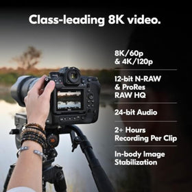 Nikon Z 9 ergonomic-handling design supports comfortable all-day shoots.