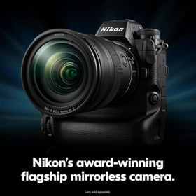 Nikon Z 9 tilting touchscreen enables flexible composition from any angle.