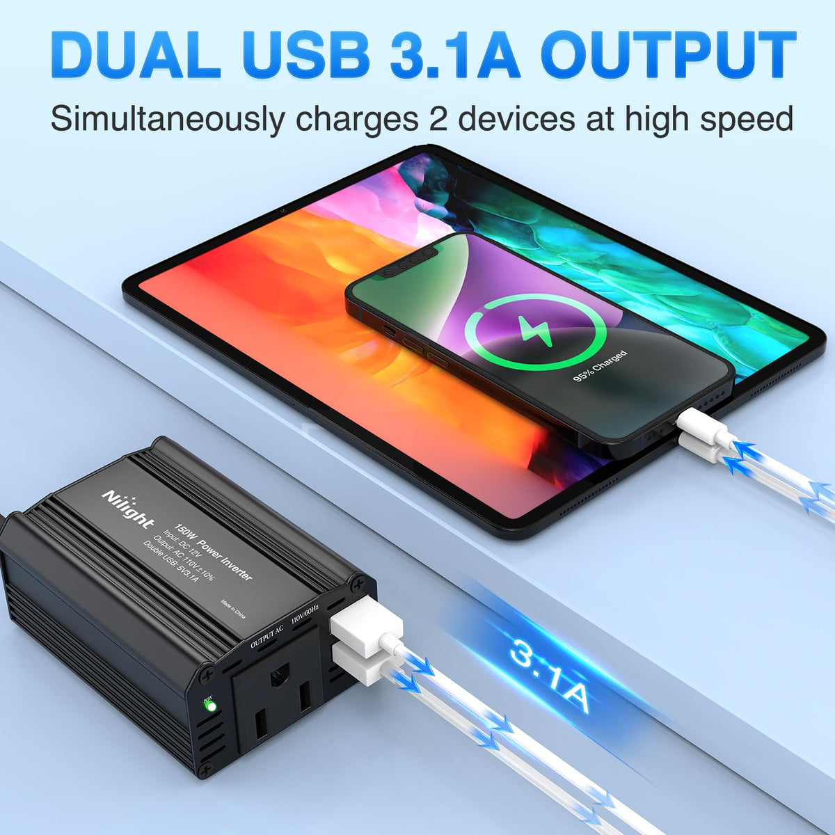 Nilight includes instruction manual for quick setup and safe operation