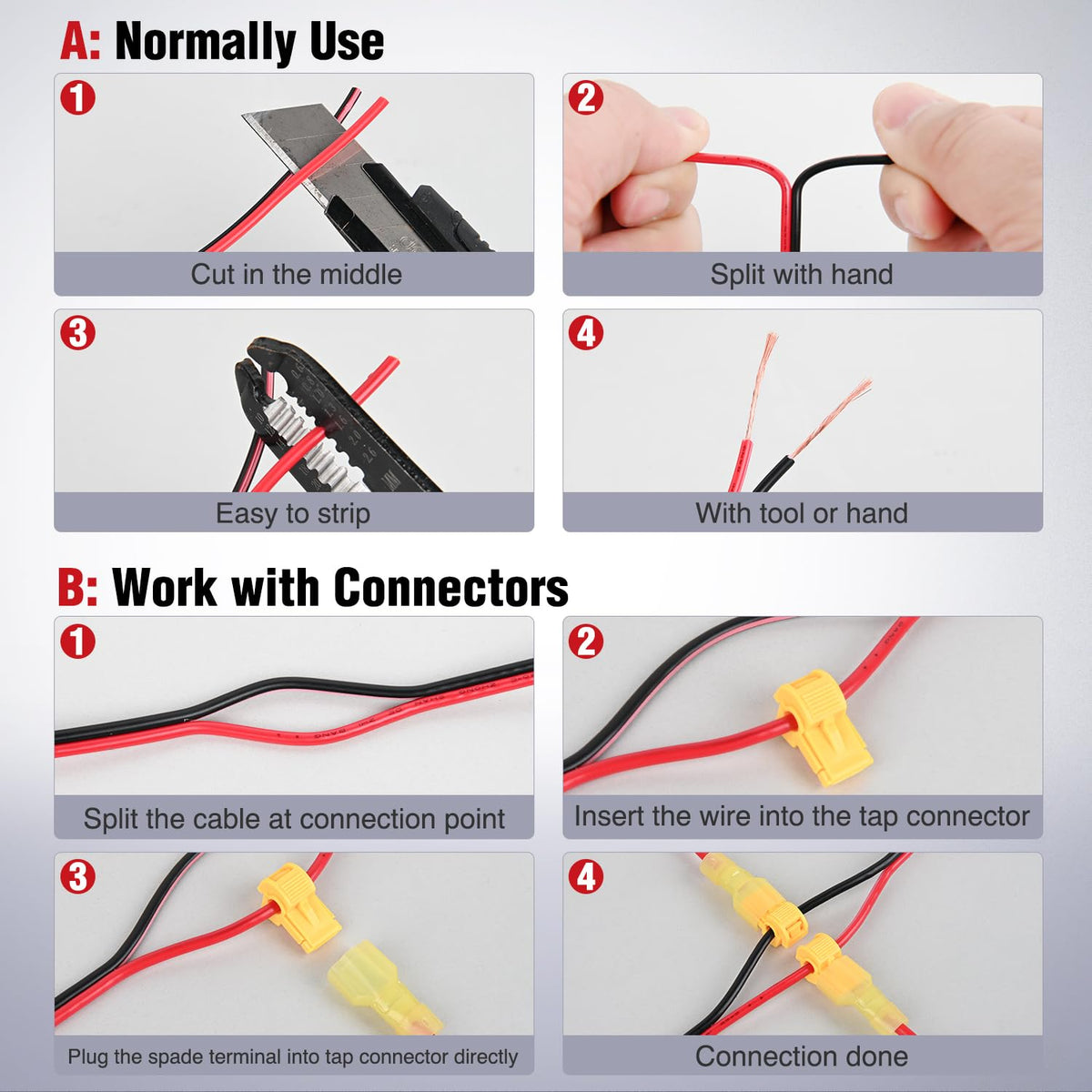 Nilight wire for automotive low-voltage connections.