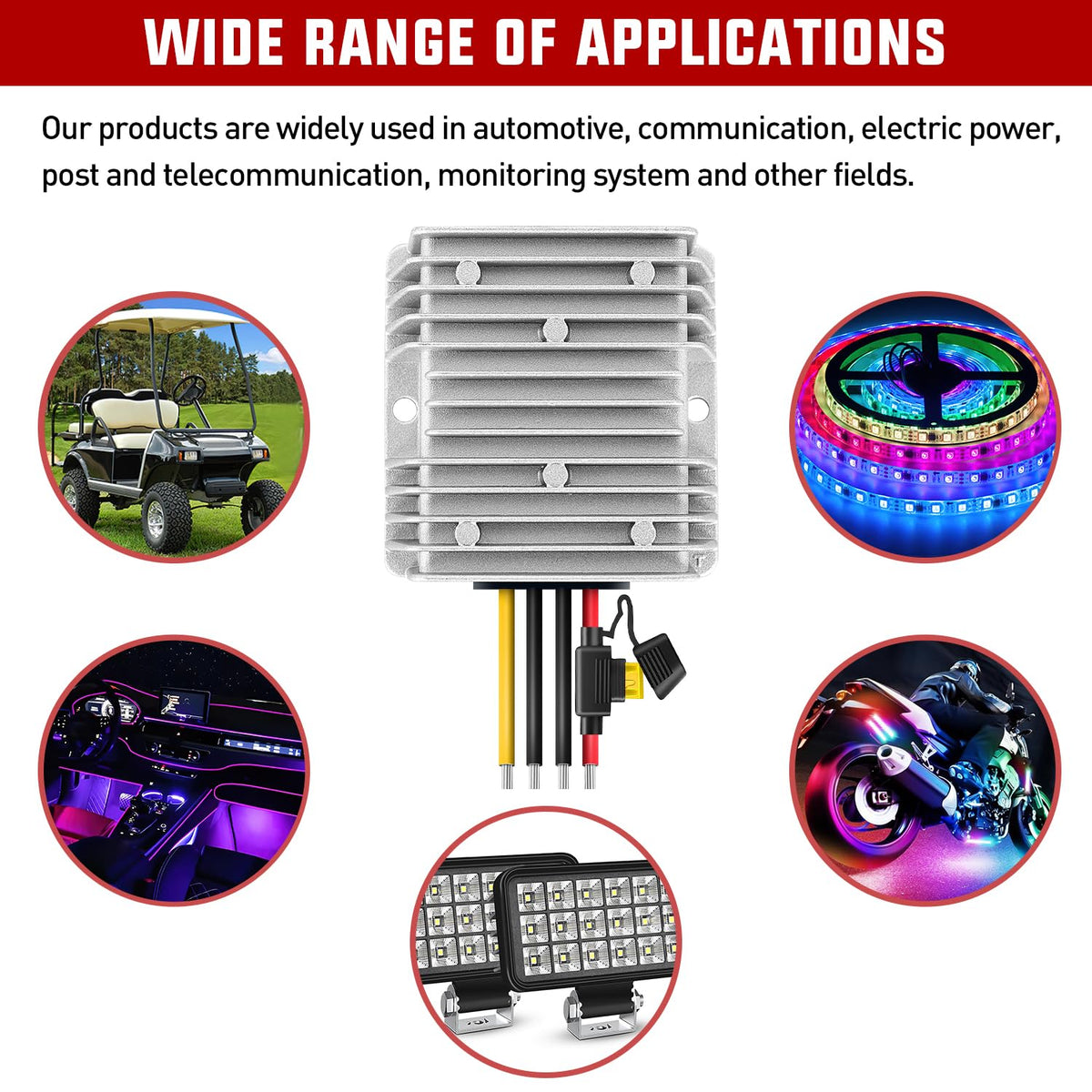 Nilight diy step-down module for versatile 12V power conversions