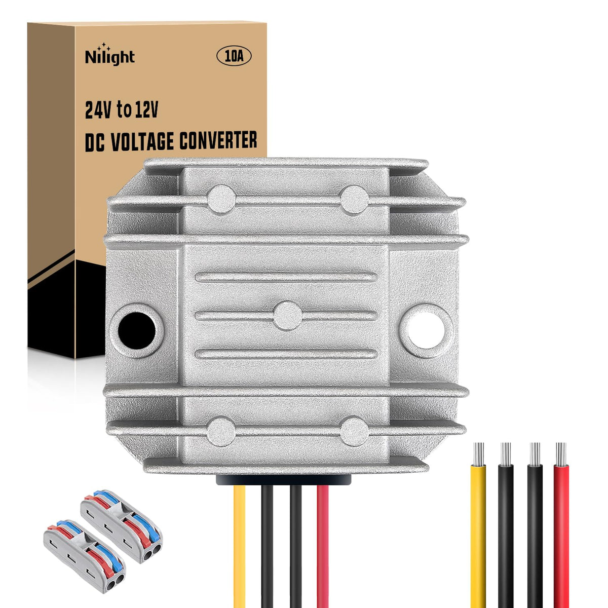 Nilight front panel converter showing compact design and easy mounting benefit