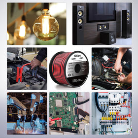 Nilight LED strip connections using lightweight CCA wire for neat routes