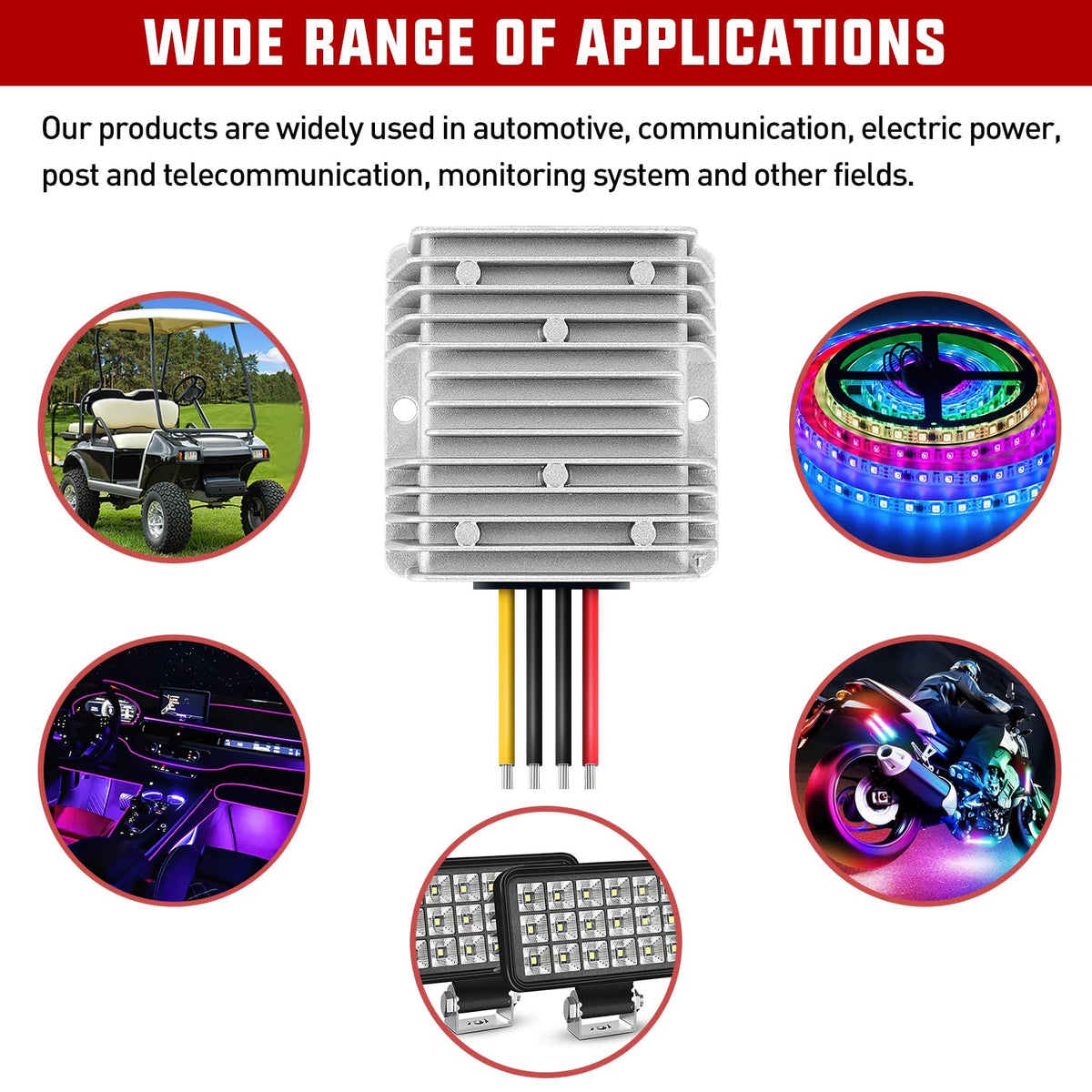 Nilight smart protection chip safeguards against faults and overloads.