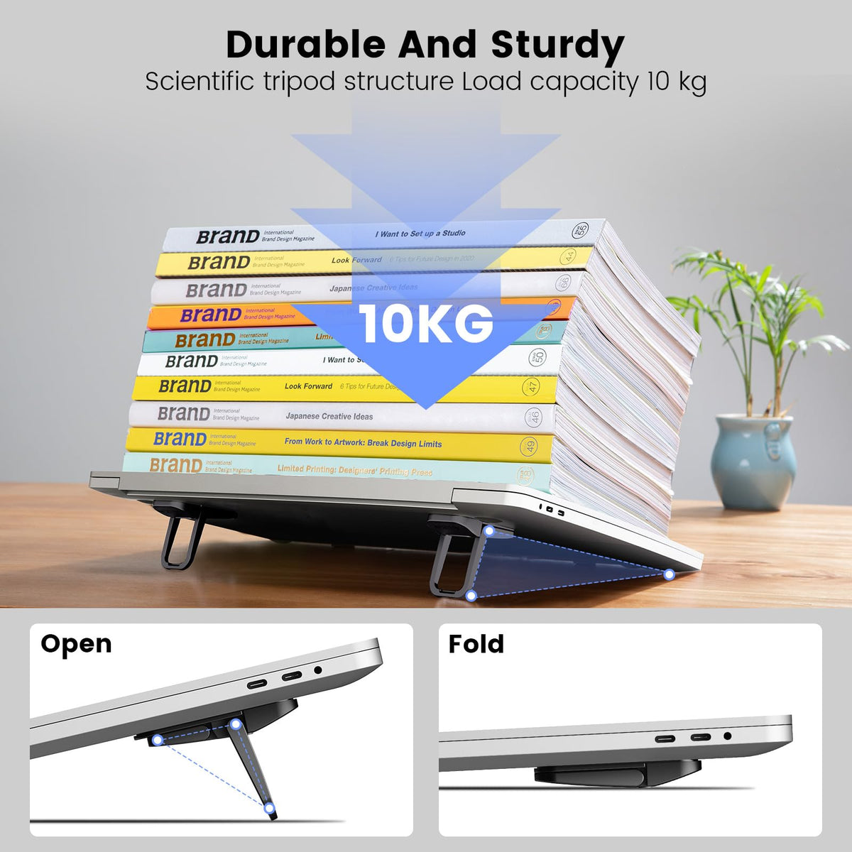 Nillkin next to ruler showing compact size and easy portability