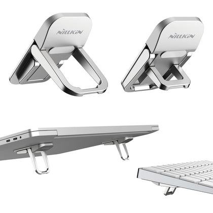 Nillkin front view of silver two‑piece pack showing sleek compact design and portability