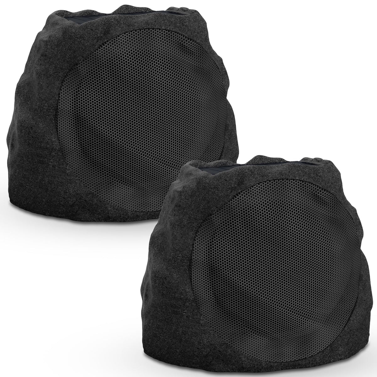 Nillum outdoor rock speaker with solar charging for outdoor music in direct sun