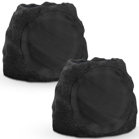 Nillum outdoor rock speaker with solar charging for outdoor music in direct sun