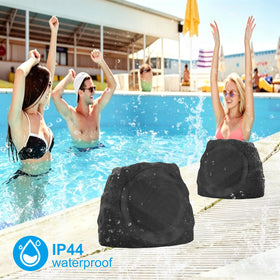 Nillum outdoor rock speaker USB-C recharge for quick power top-ups during gatherings