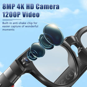 Niluto glasses with dual microphones for clear audio during outdoor footage