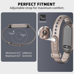 Nimuw adjustable buckle detail for quick secure wrist sizing