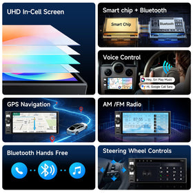 NINEYIN Bluetooth 5.2 and FM radio deliver clear calls and diverse listening options.
