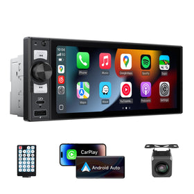 NINEYIN 6 inch qled in-cell touchscreen displaying crisp navigation and media controls.