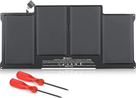 NinjaBatt A1466 next to ruler showing size and dimensions for accurate compatibility check